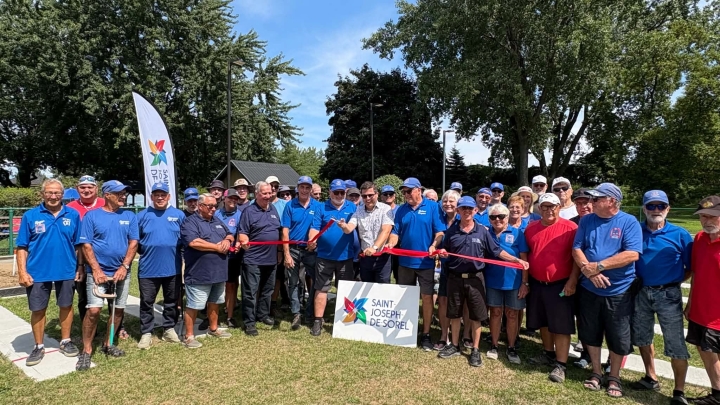 Inauguration des terrains de fers au parc de la Pointe-aux-Pins