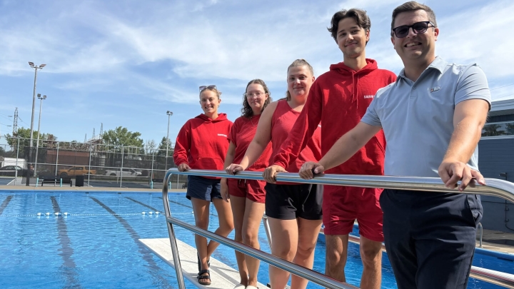 Fin de saison à la piscine municipale