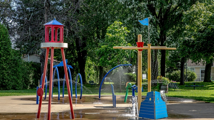 Ouverture des jeux d'eau pour la saison estivale