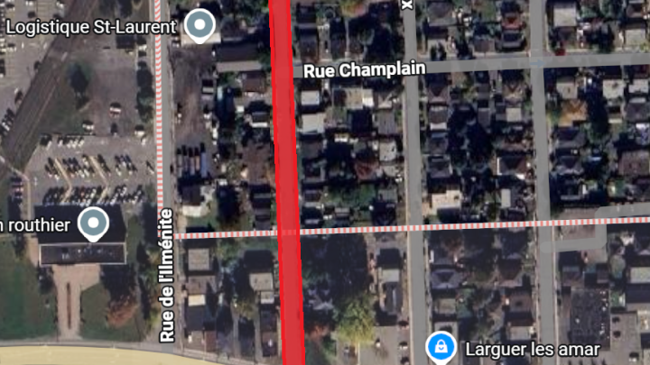 Entrave à la circulation et coupure d'eau sur la rue Bonin le 28 avril