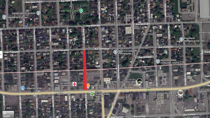 Entrave sur la rue de l'Église dès le 1er décembre