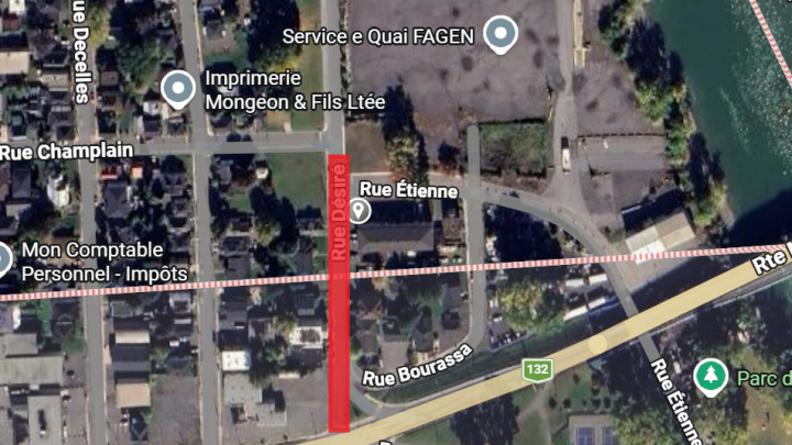 Entrave à la circulation et coupure d'eau sur la rue Désiré le 21 avril