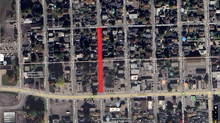 Entrave sur la rue Rivard dès le 4 décembre