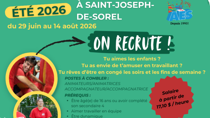 Camp de jour - Offre d'emploi