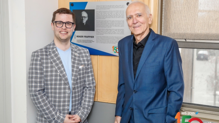 Inauguration de la salle Roger-Frappier et de la murale souvenir