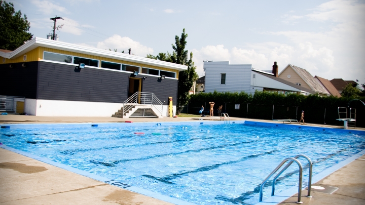 Accès piscine municpale