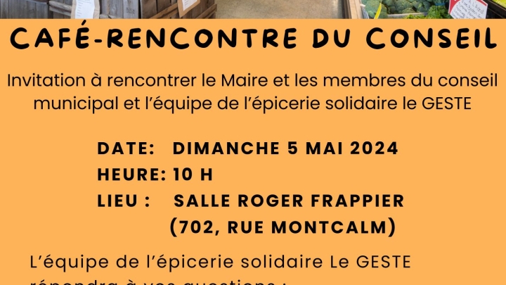 Café rencontre du conseil