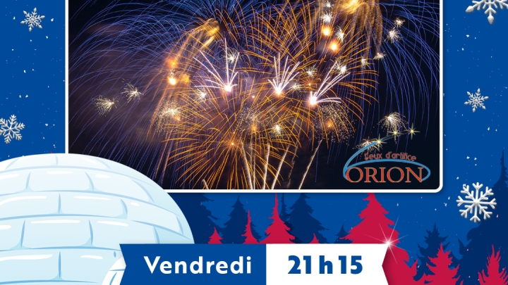 Feux d'artifice ce soir à 21 h 15