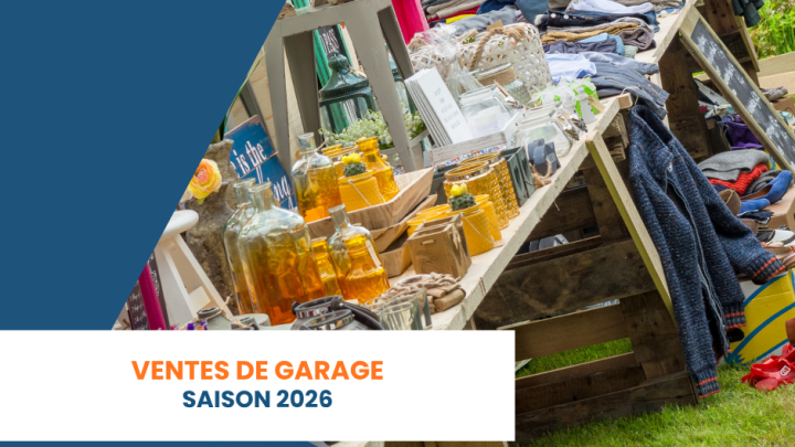 Ventes de garage - Saison 2026