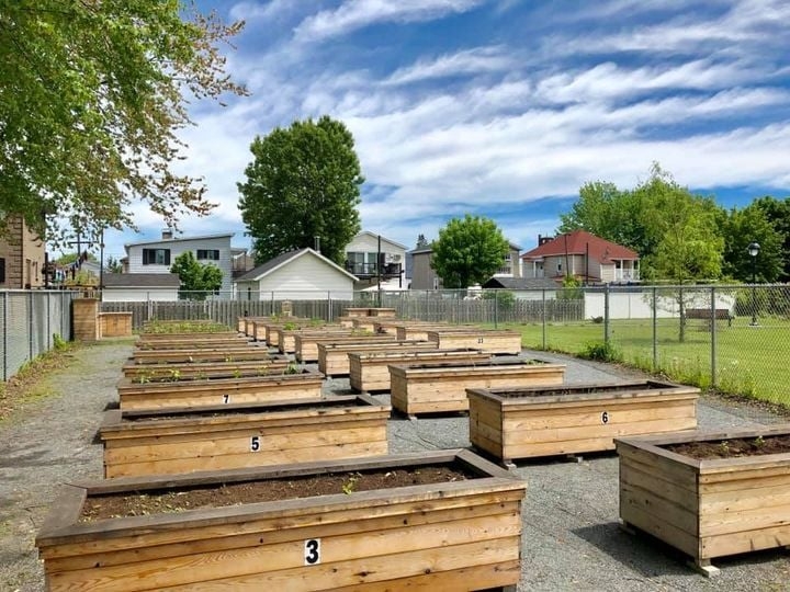 Bacs de jardinage disponibles au parc Olivar-Gravel