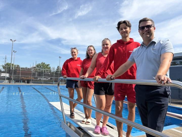Fin de saison à la piscine municipale