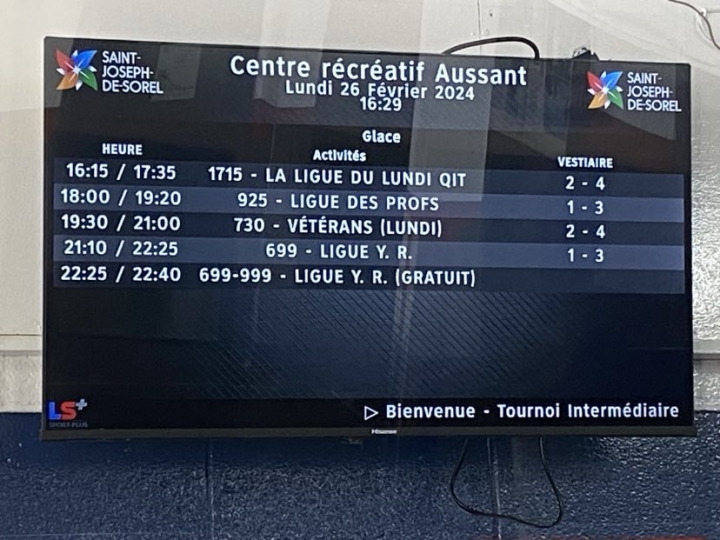 Nouvel affichage numérique