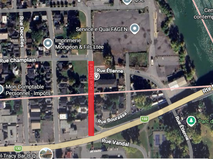 Entrave à la circulation et coupure d'eau sur la rue Désiré le 21 avril