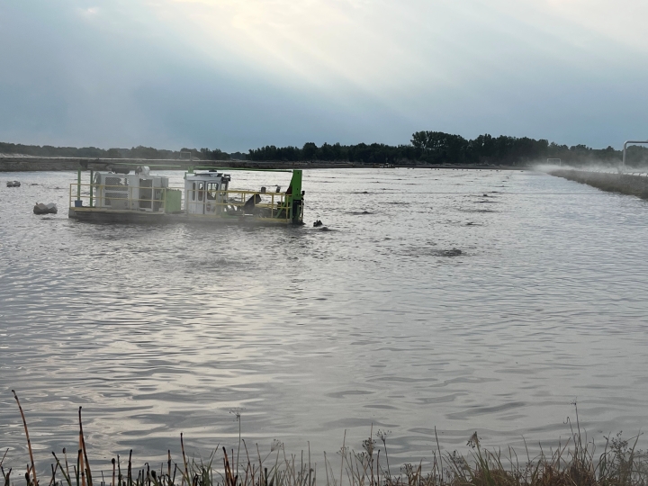 Mise à jour sur les travaux de retrait des boues des étangs aérés de la Régie d'assainissement des eaux Richelieu-Saint-Laurent