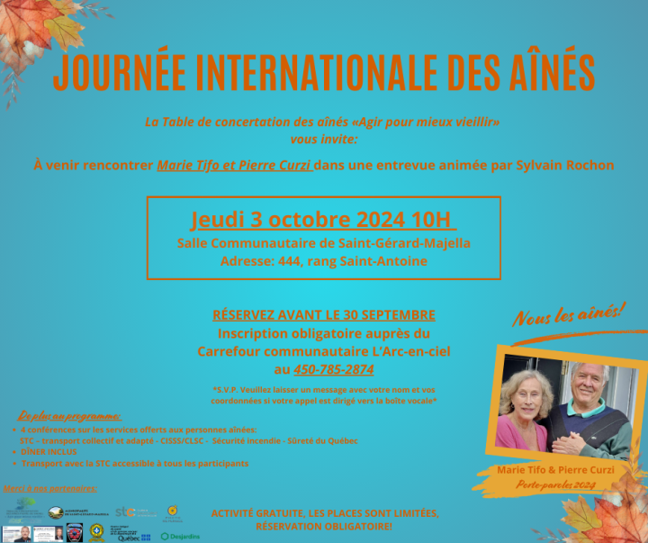 Journée internationale des aînés