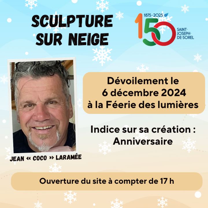 Sculpture sur neige