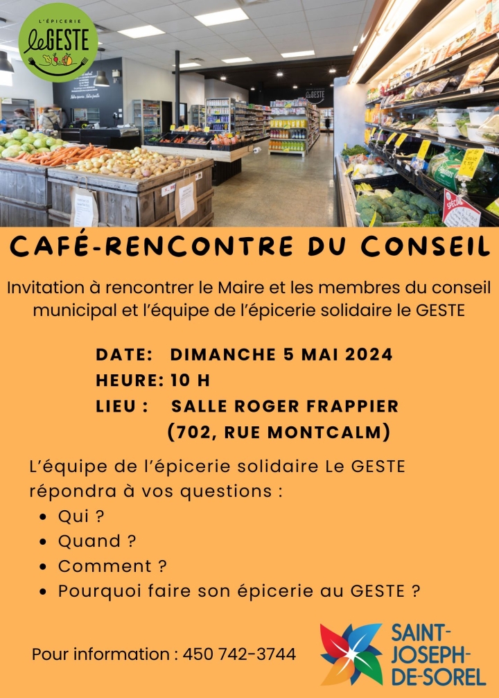 Café rencontre du conseil