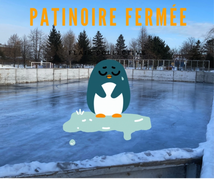 Fermeture patinoire extérieure