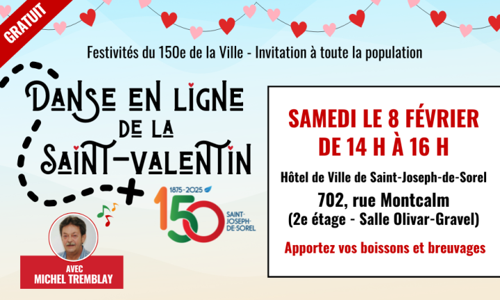 Venez célébrer avec nous la Saint-Valentin !
