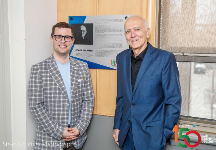 Inauguration de la salle Roger-Frappier et de la murale souvenir
