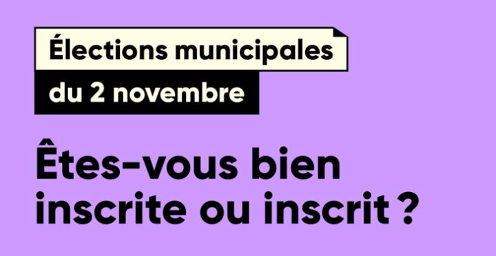 Avis d'inscription, d'absence d'inscription et carte de rappel