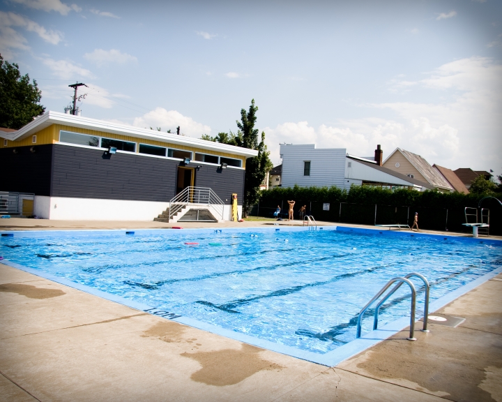 Accès piscine municpale